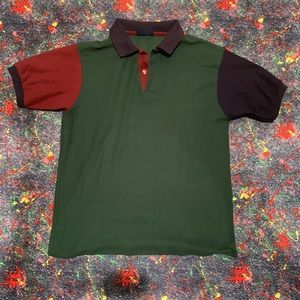 Vintage 90s color block polo